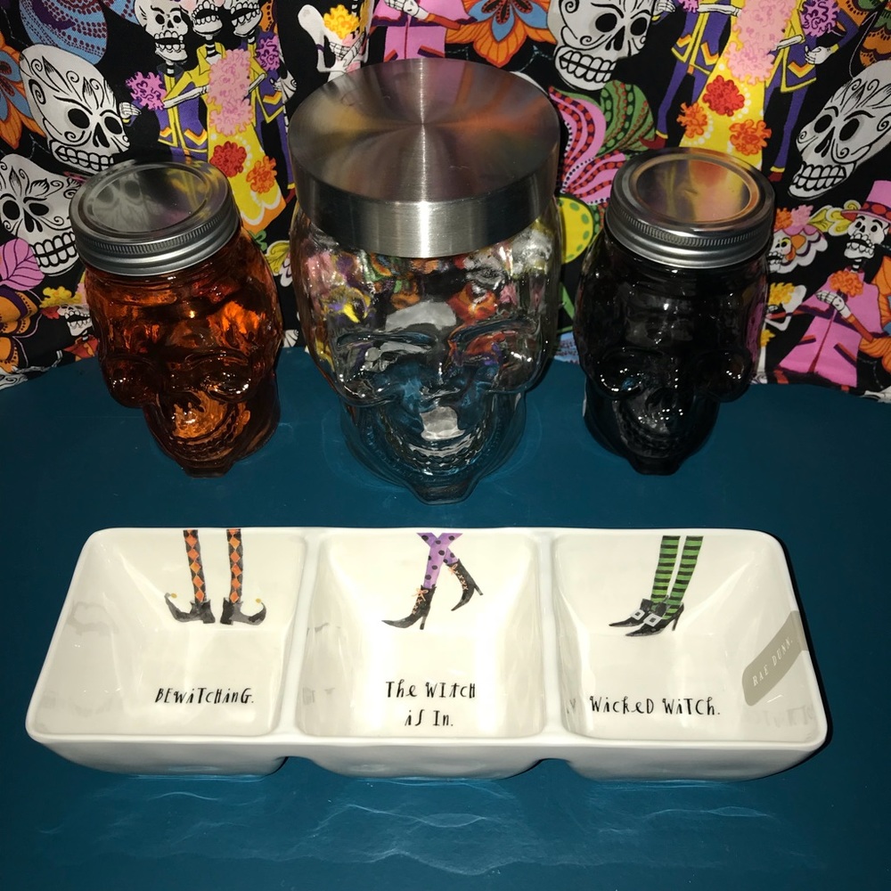 Rae Dunn brand new Halloween divided witch tray